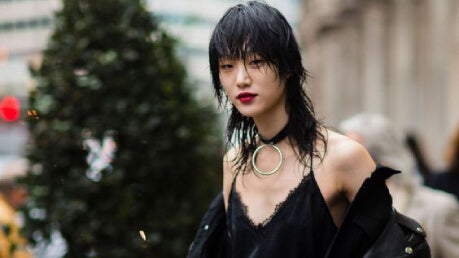 Leather Choker Collar as a Throwback to the 90s Style