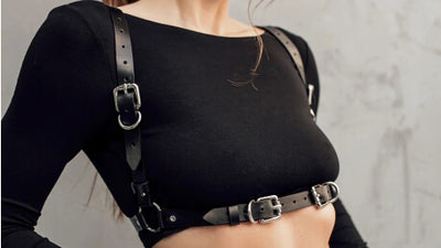 What is a fashion leather body harness