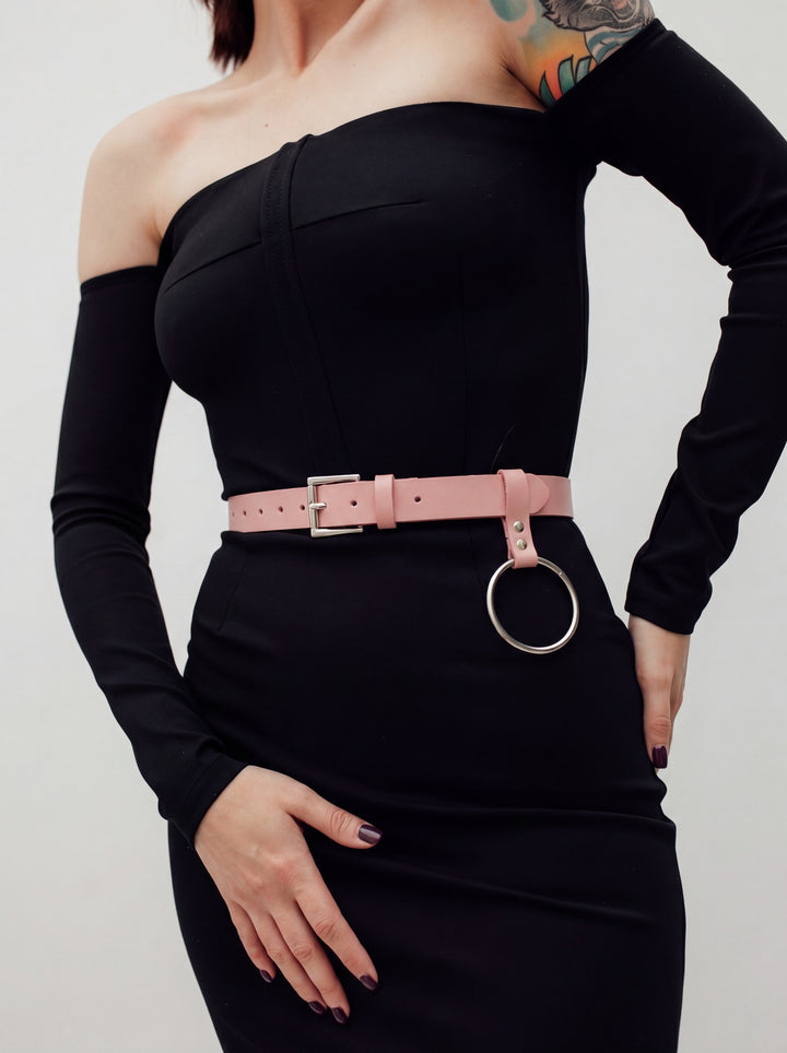 O-Ring Belt Pink