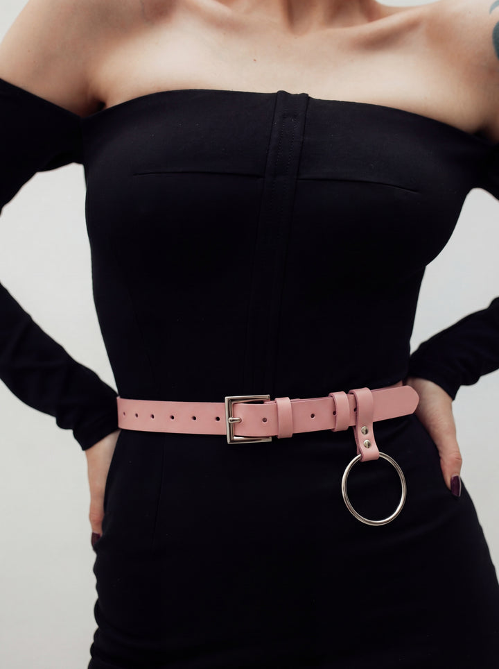 O-Ring Belt Pink