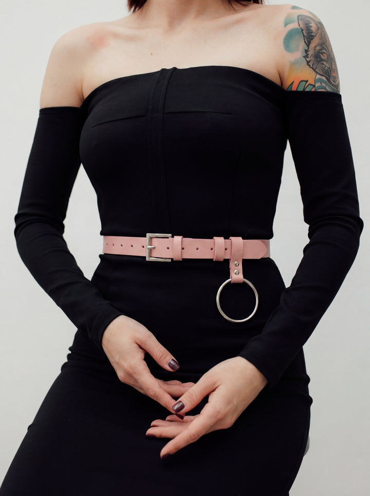 O-Ring Belt Pink