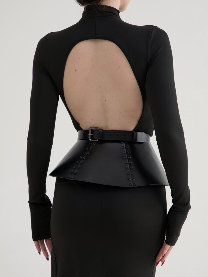 Noir Peplum Belt