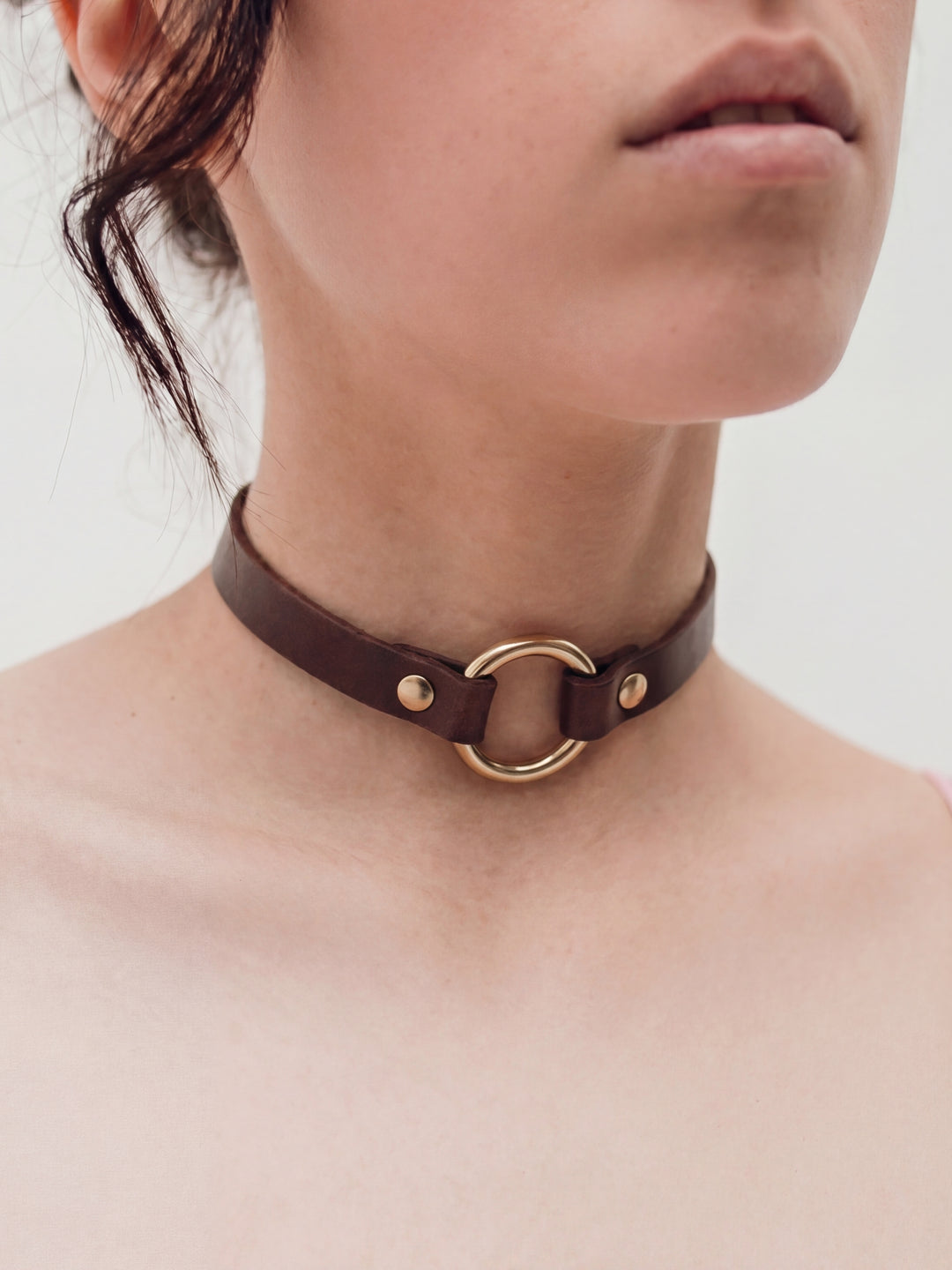 Peppermint Choker Brown