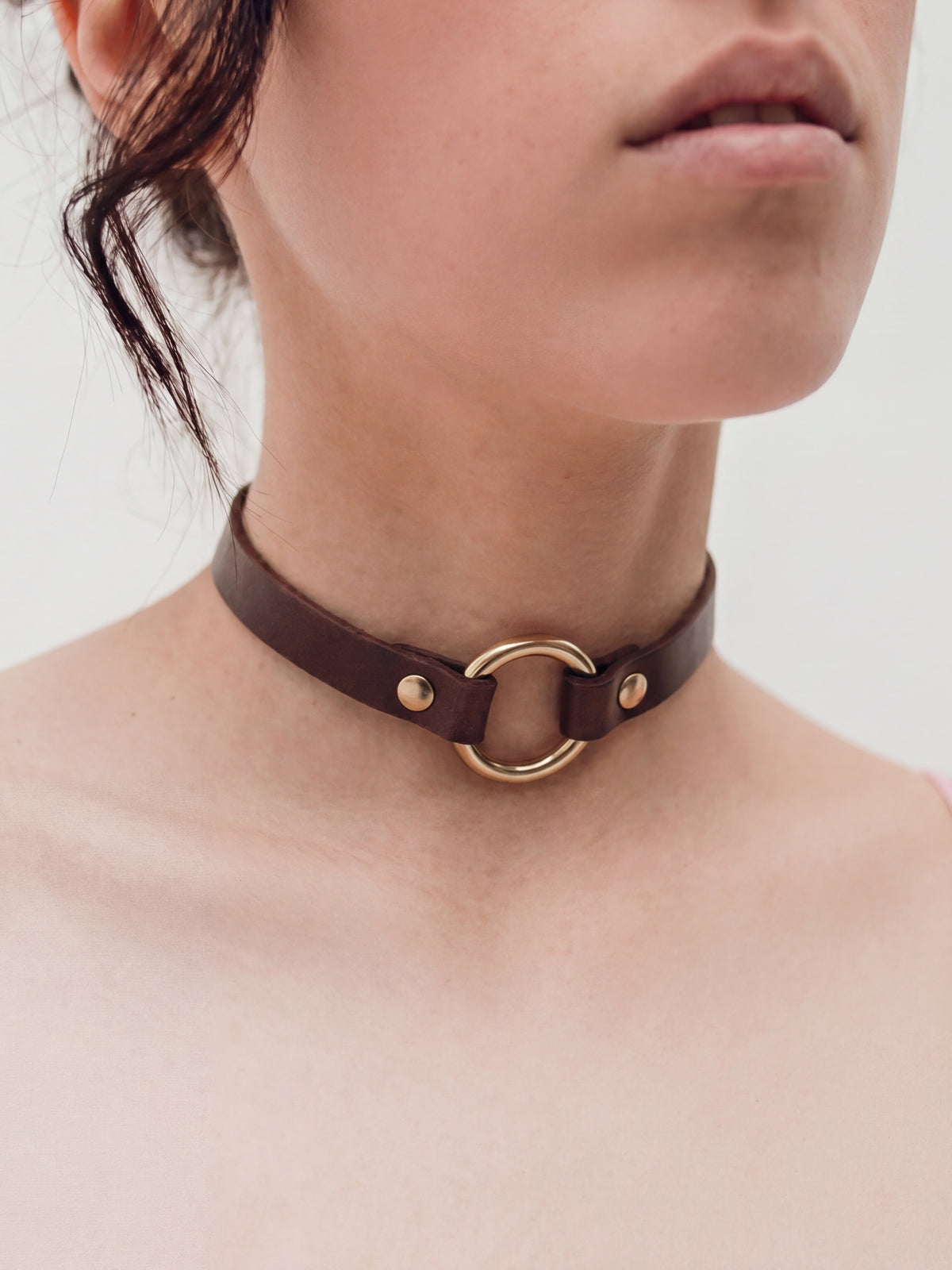 Peppermint Choker Brown