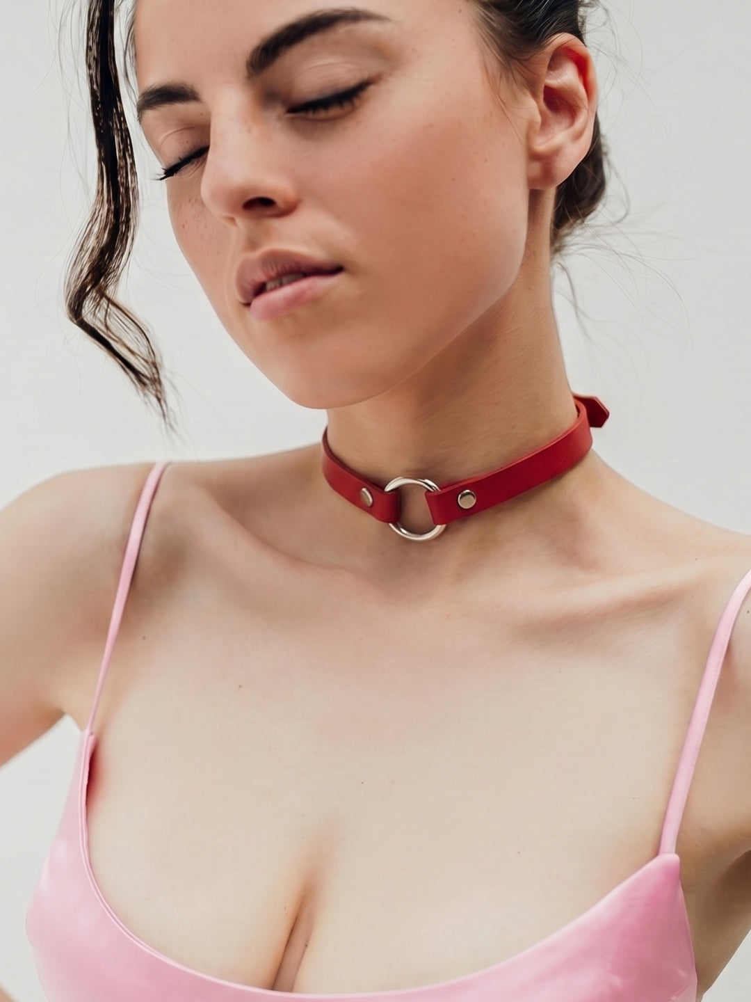 Peppermint Choker Red
