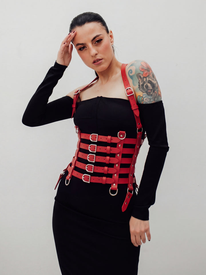Fall in Love Harness Red