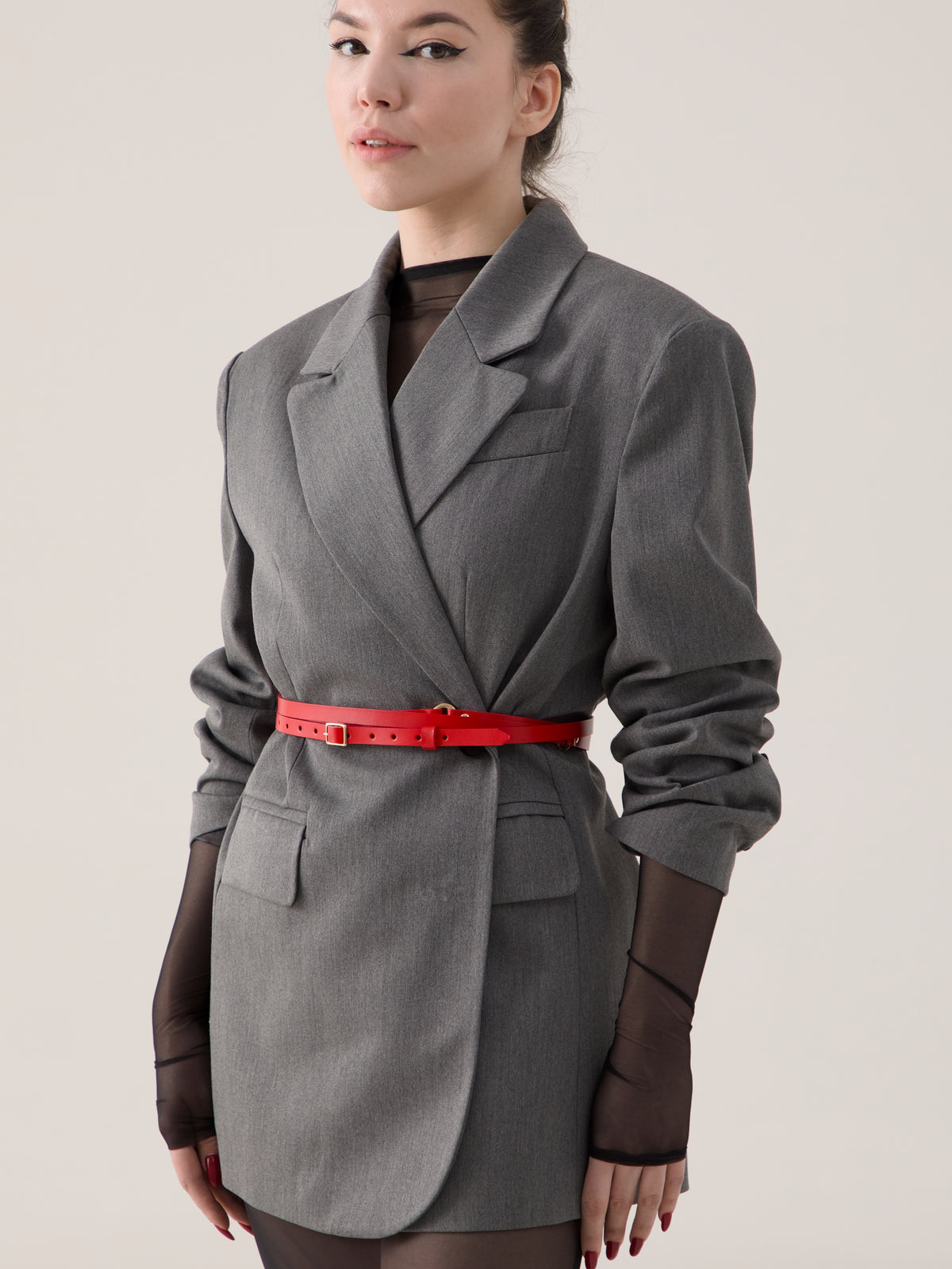 Endless Wrap Belt Red