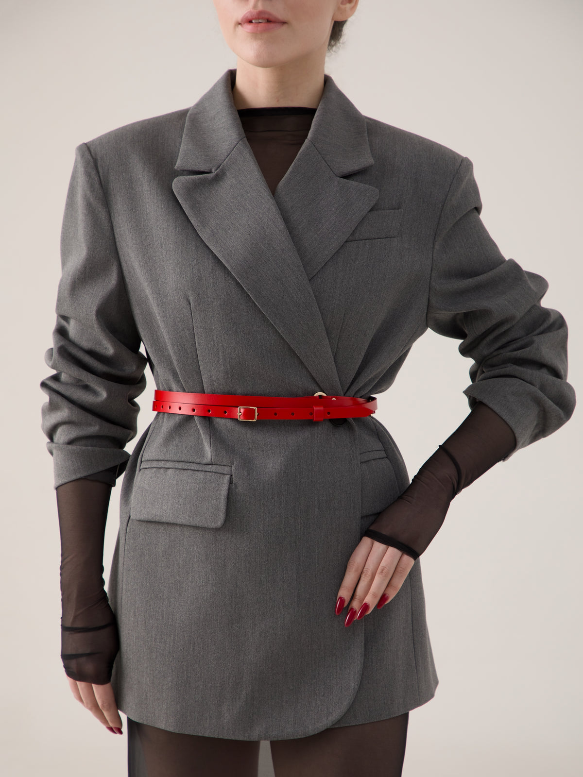 Endless Wrap Belt Red
