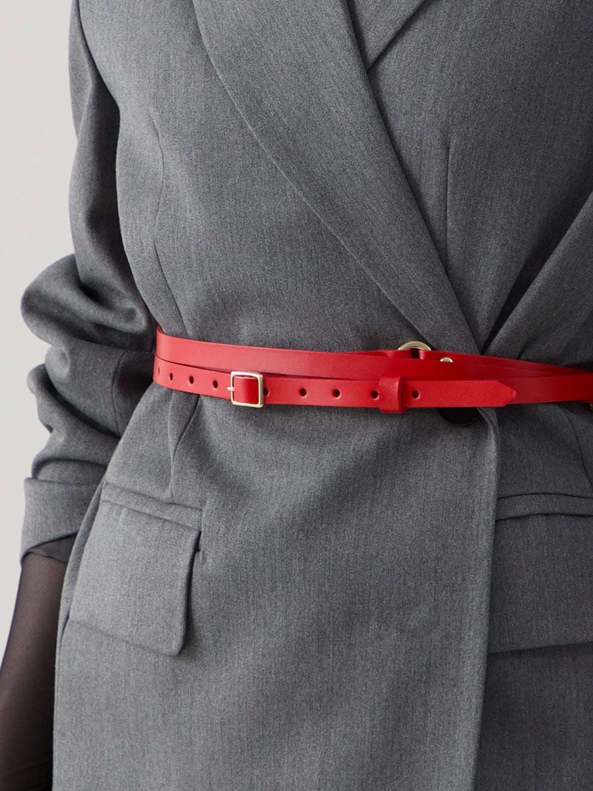 Endless Wrap Belt Red