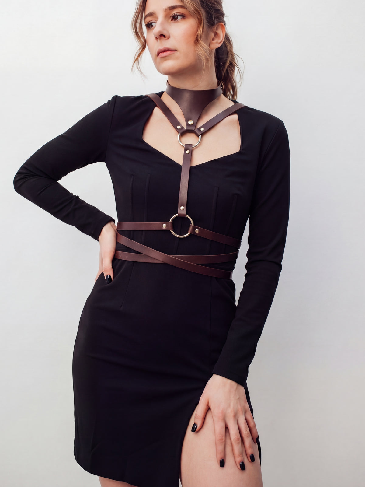 Althea Harness Brown