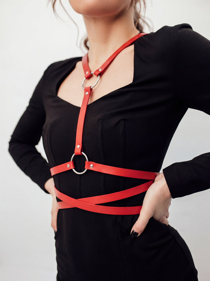 Althea Harness Red