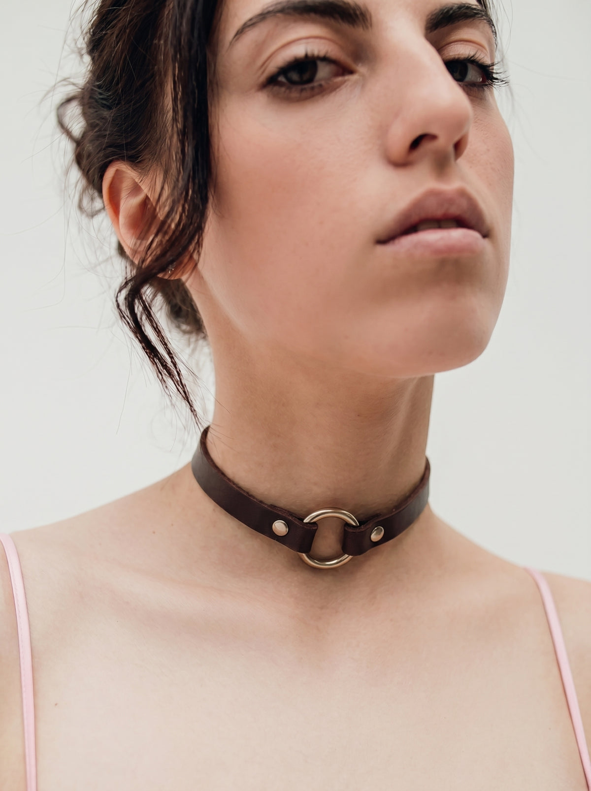 Peppermint Choker Brown
