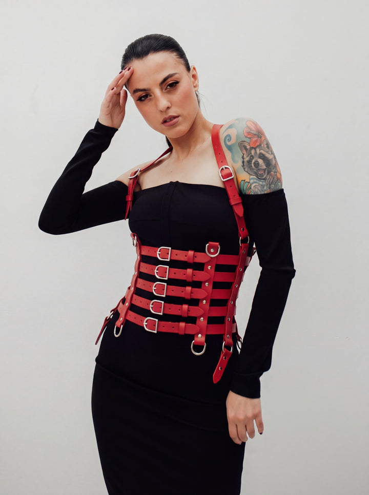 Fall in Love Harness Red