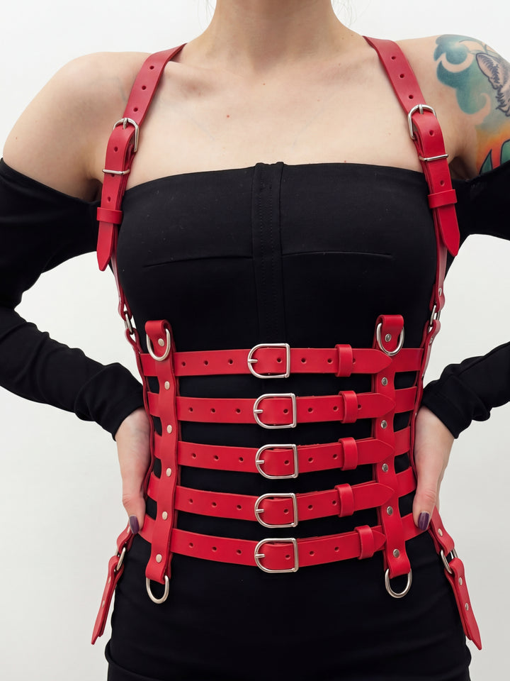 Fall in Love Harness Red