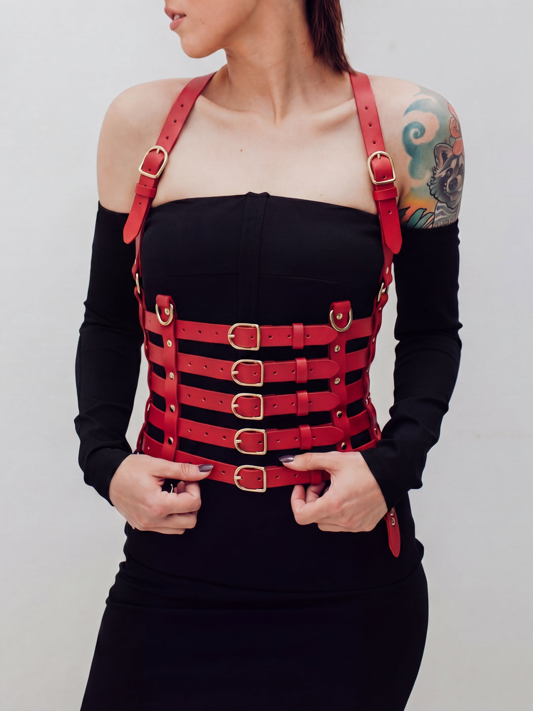 Fall in Love Harness Red
