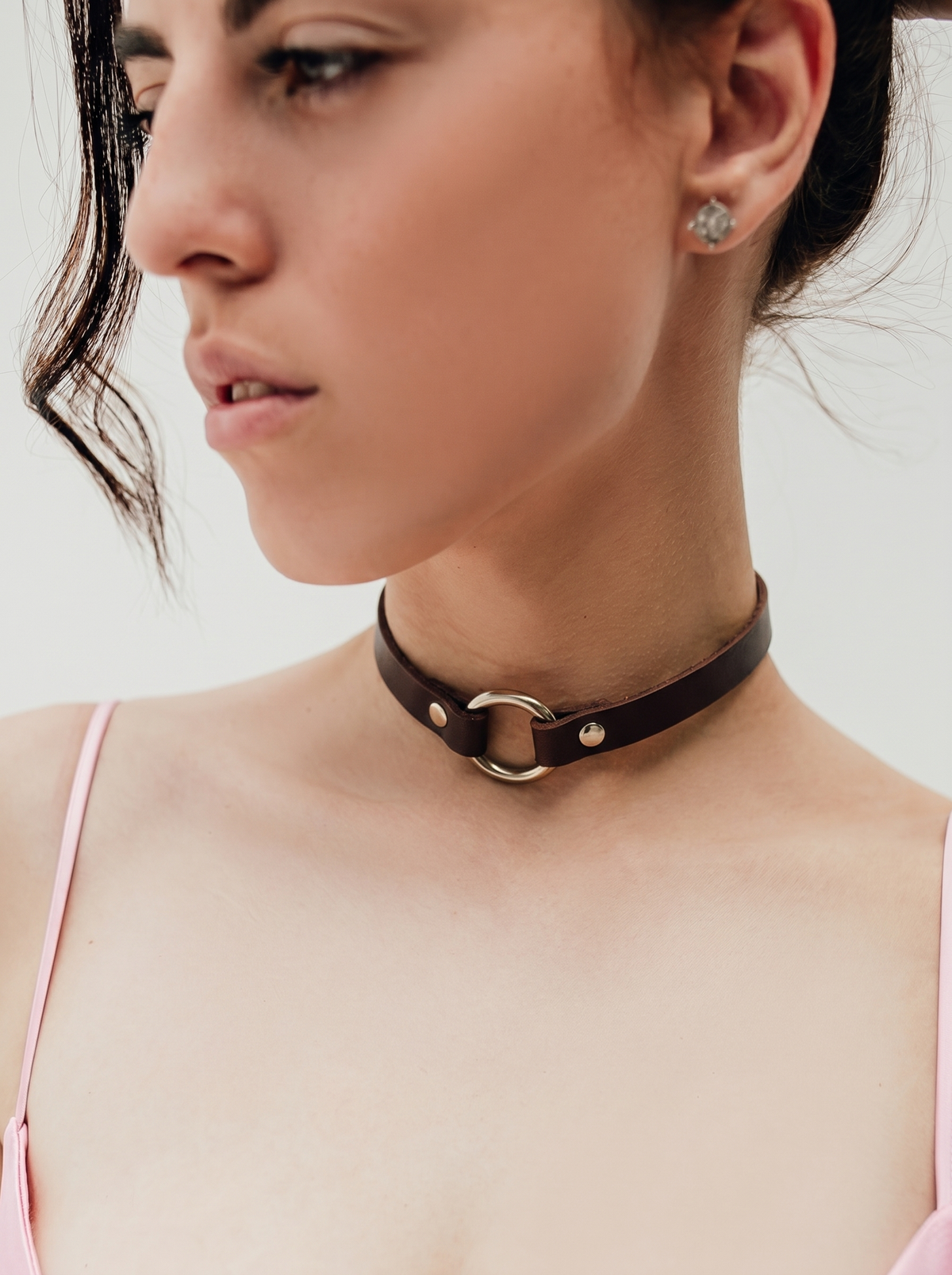 Peppermint Choker Brown