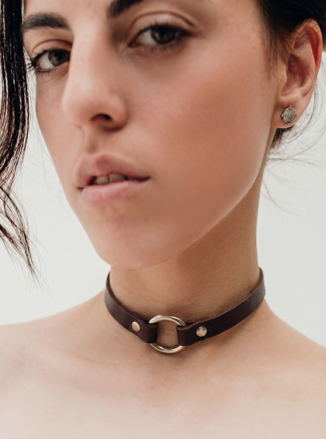 Peppermint Choker Brown