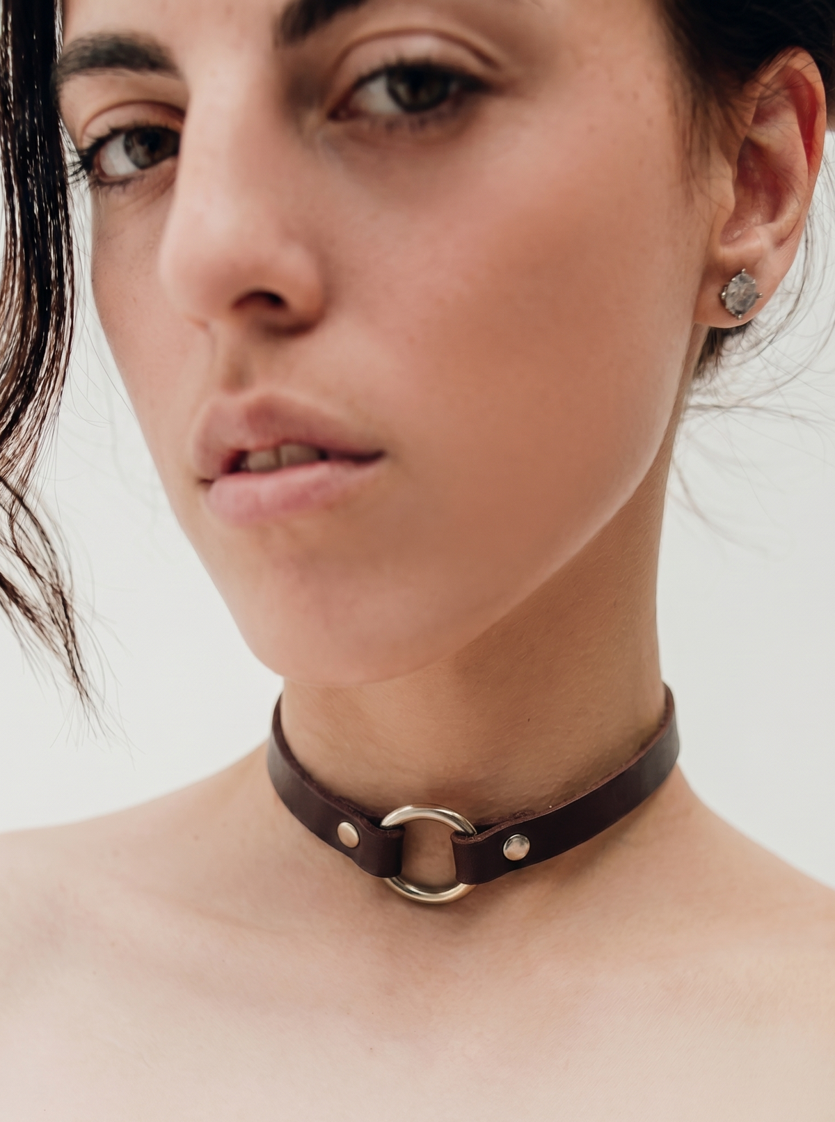 Peppermint Choker Brown