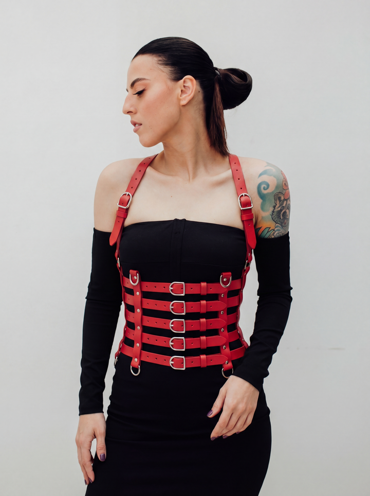 Fall in Love Harness Red