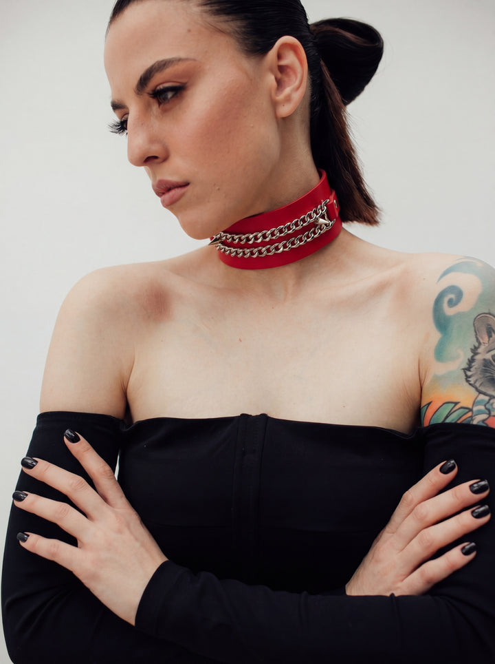 Ophelia Choker Red