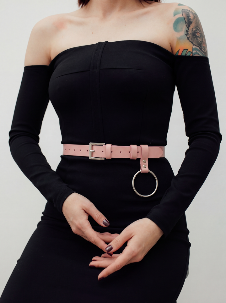 O-Ring Belt Pink