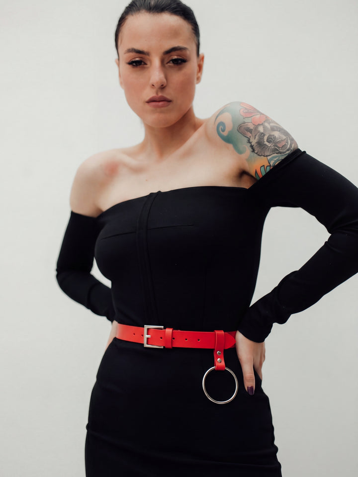 O-Ring Belt Red