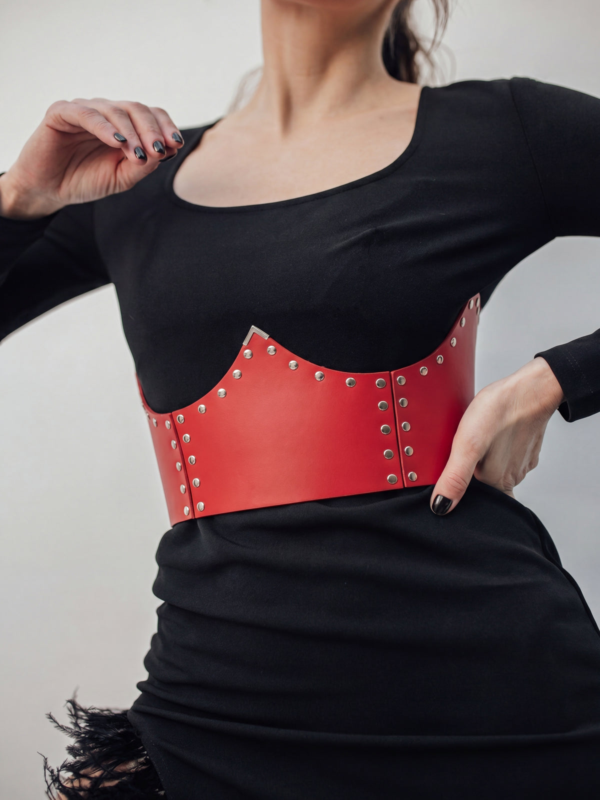 Westworld Corset Red