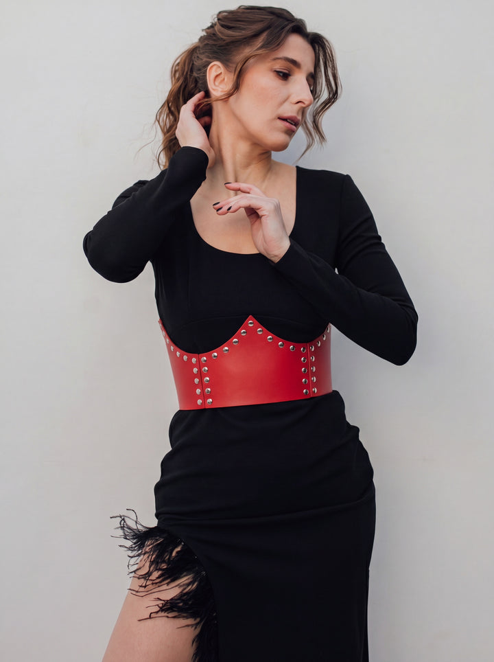 Westworld Corset Red