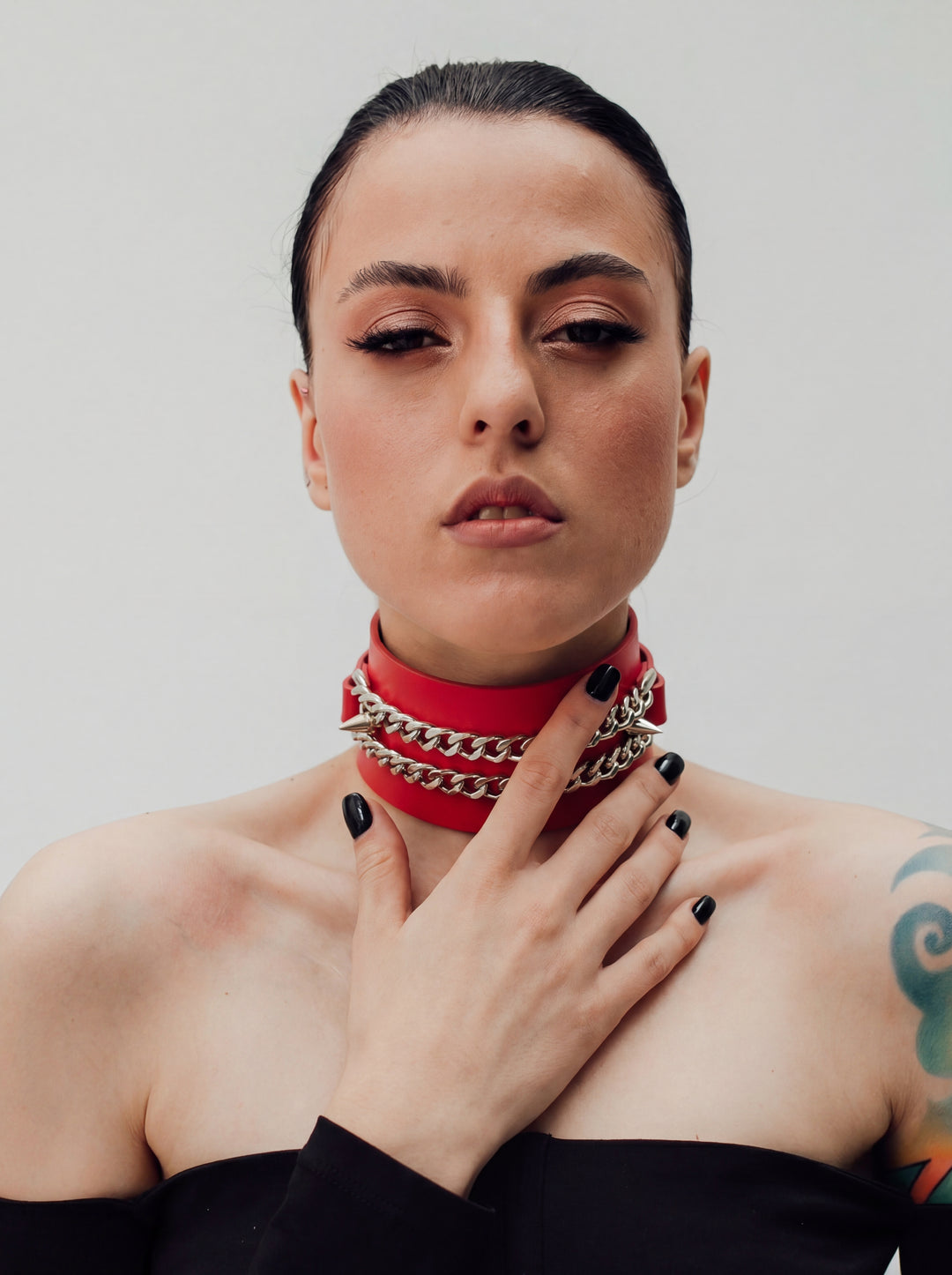 Ophelia Choker Red