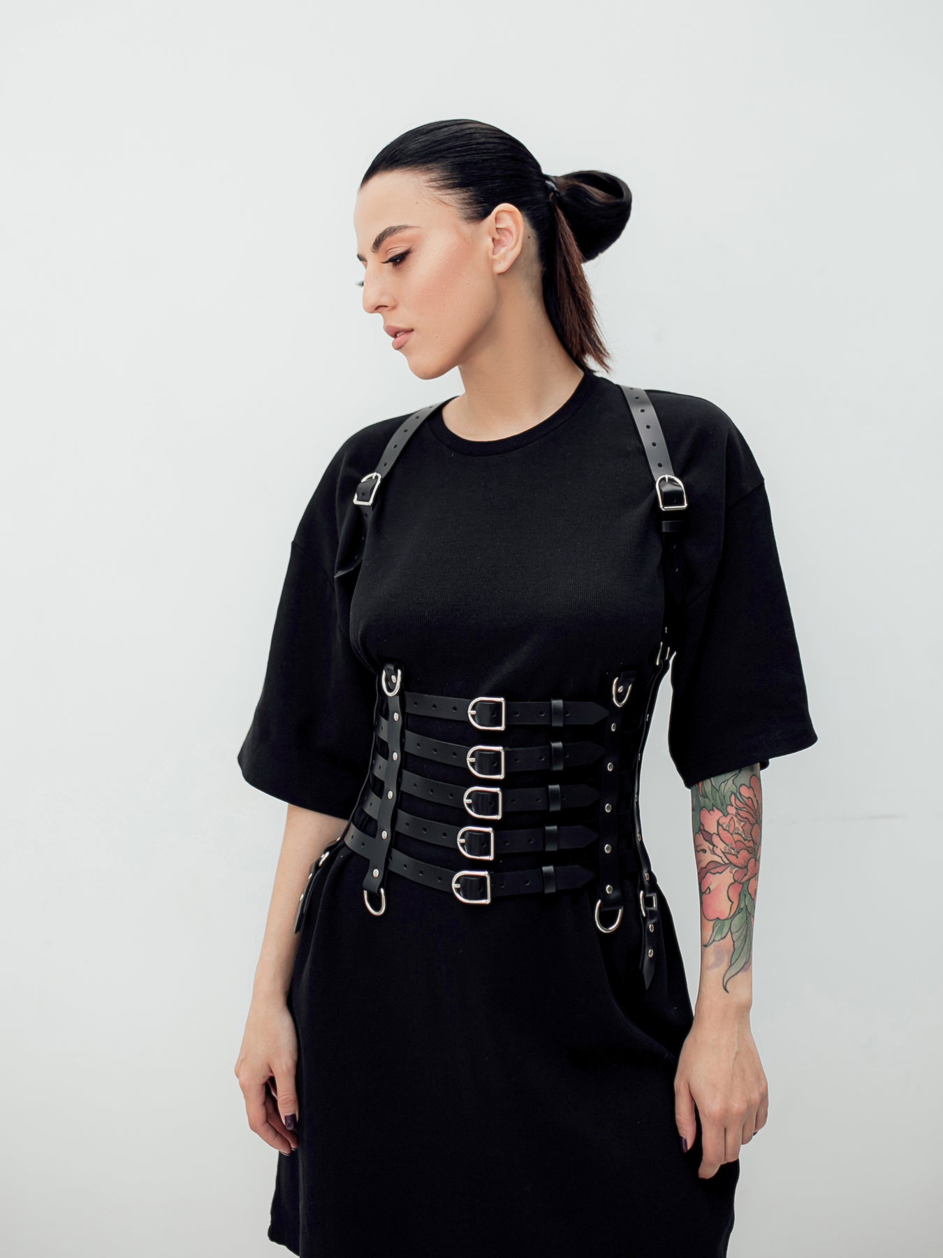 Fall in Love Harness - buy online, Leather body harness in Bleak&Sleek, USA